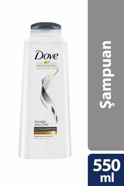 Dove Şampuan 550 Ml Kepeğe Karşı 2'si 1 Arada