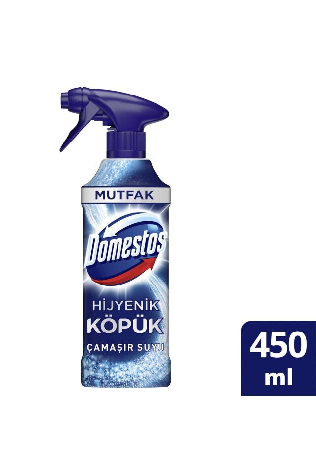 Domestos Hijyenik Köpük Çamaşır Suyu Sprey Mutfak Okyanus Ferahlığı 450 ML