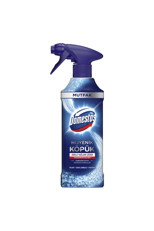 Domestos Hijyenik Köpük Çamaşır Suyu Sprey Mutfak Okyanus Ferahlığı 450 ML