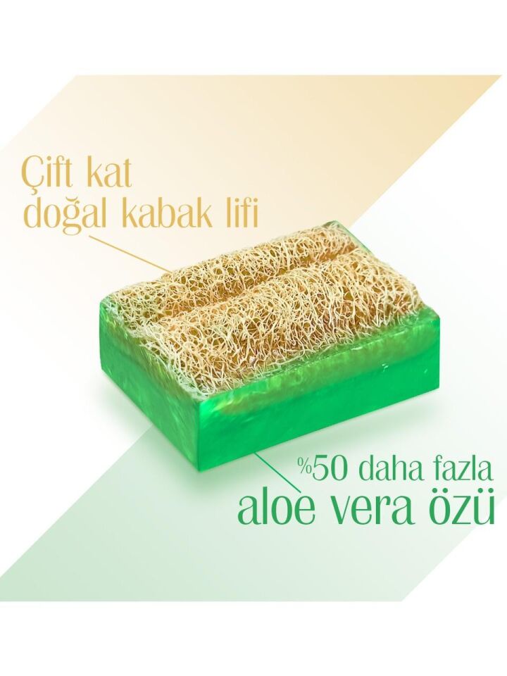 Agarta Katı Sabun 125 Gr Kabak Lifli Nemlendirici ve Temizleyici Sabun