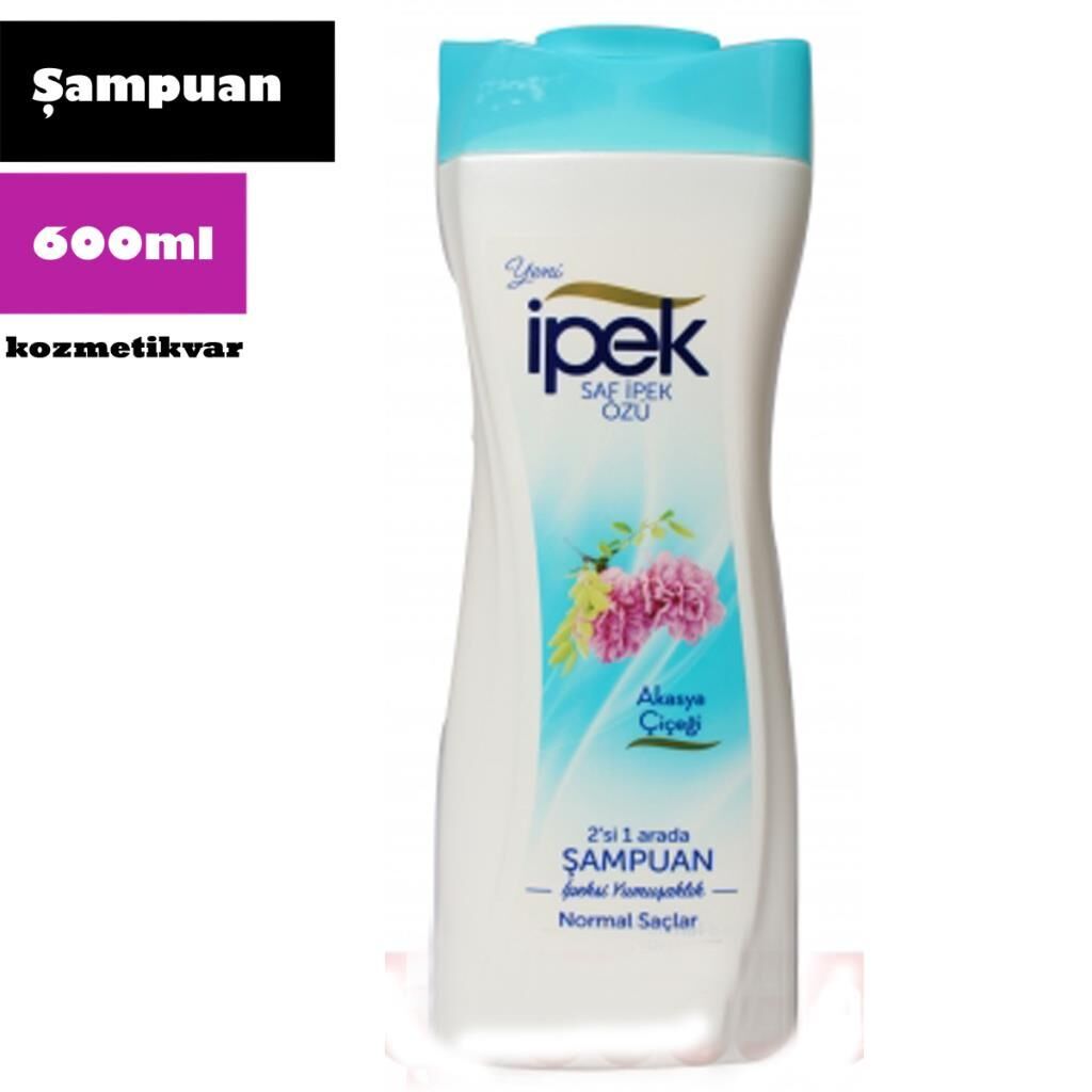 İpek Şampuan 600 ml  Normal Kremli AKASYA Çiçeği