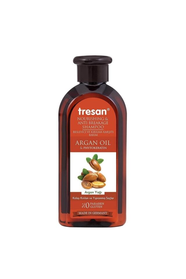Tresan Argan Yağı Besleyici ve Kırılma Kaşıtı Yıpranmış Saçlar İçin Şampuan 300 Ml