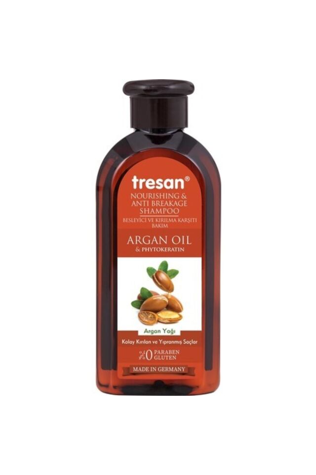 Tresan Argan Yağı Besleyici ve Kırılma Kaşıtı Yıpranmış Saçlar İçin Şampuan 300 Ml