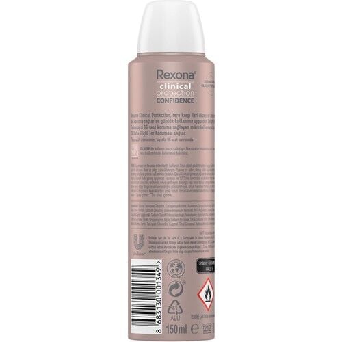 Rexona Deodorant Clinical Protection Confidence Kadın Sprey 150 ml