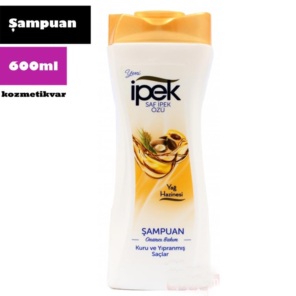 İpek Şampuan 600 ml Onarıcı Bakım Yağ Hazinesi Kuru ve Yıpranmış