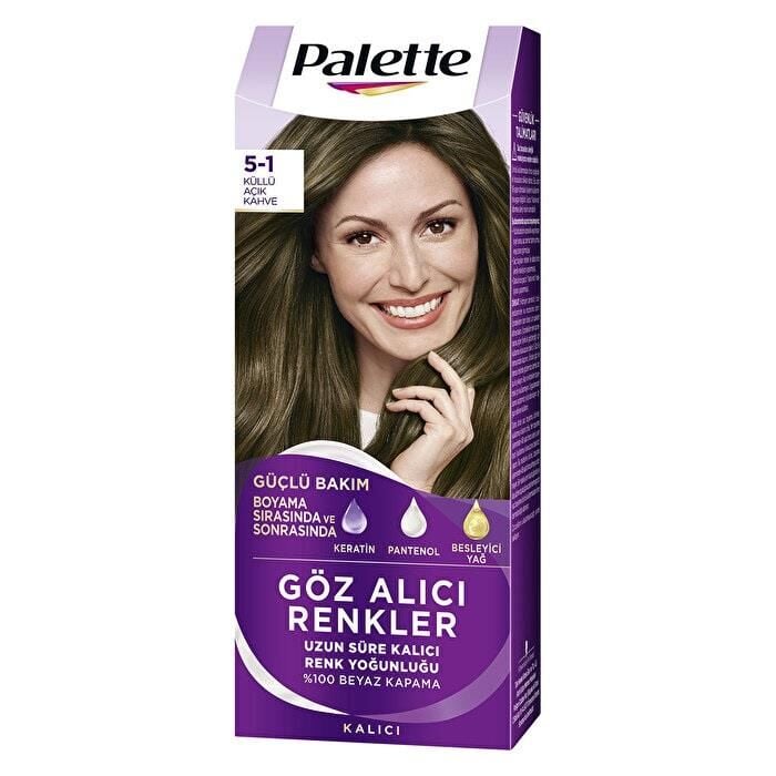 Palette 5.1 Küllü Açık Kahve ICC Kalıcı Krem Boya LIBRWN CENDRE