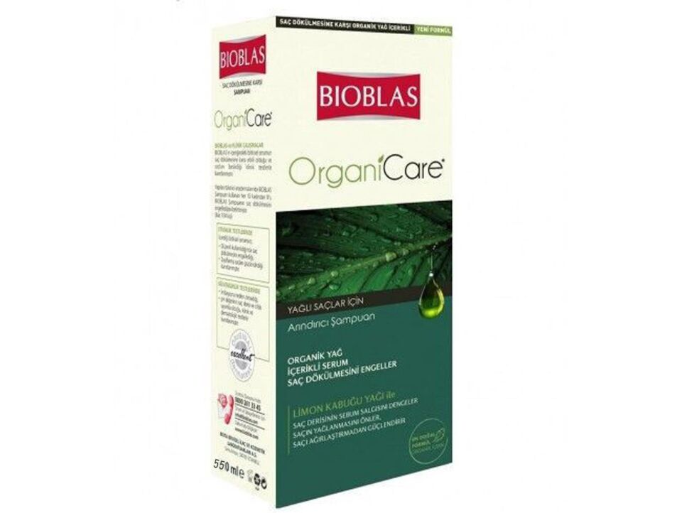 Bioblas Organicare Şampuan 550 Ml Yağlı Saçlar