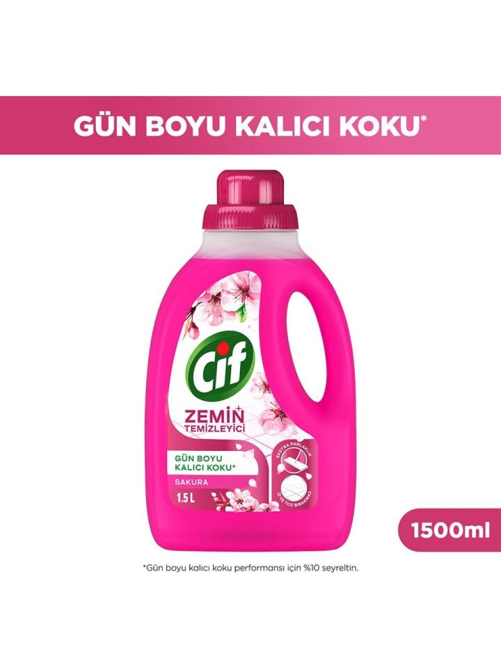 Cif Zemin Temizleyici 1500 Ml Sakura
