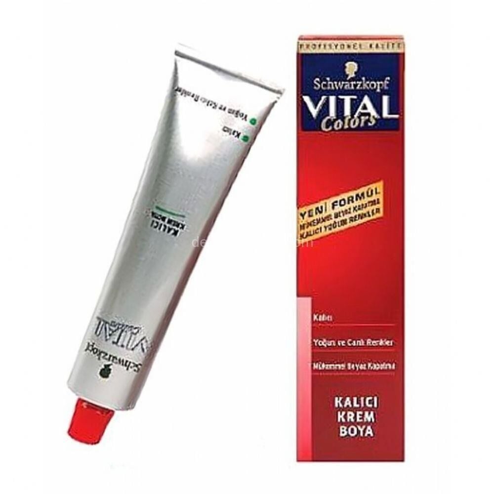 Vital Tüp Saç Boyası 5.0 Açık Kahve + Oksidan Sıvı 50 Ml