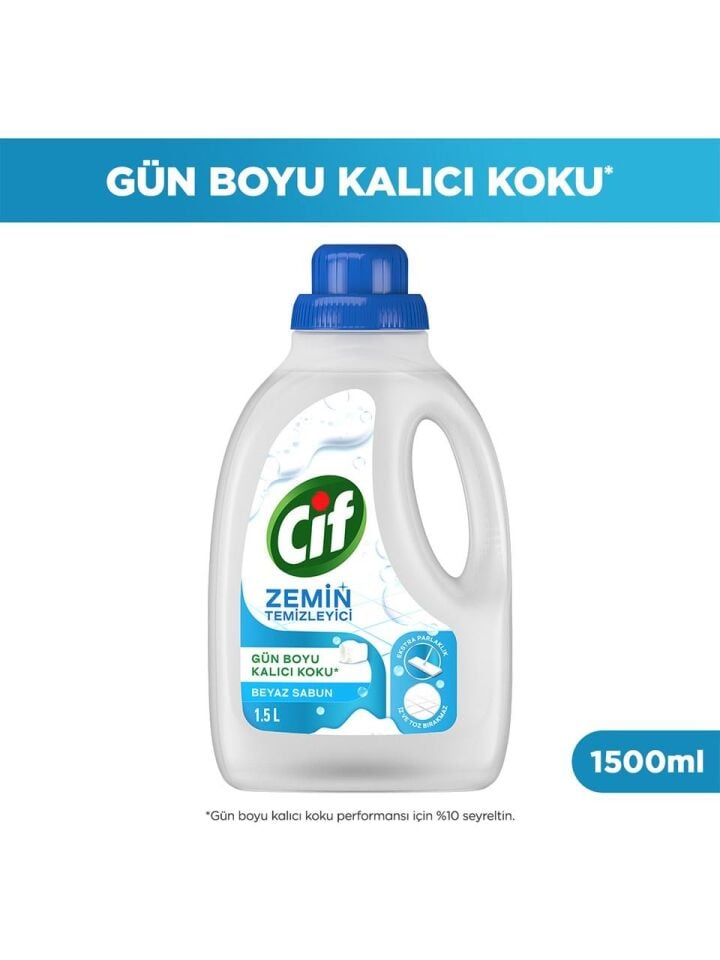 Cif Zemin Temizleyici 1500 Ml Beyaz Sabun