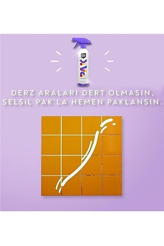 Selsil Pak Köpük Temizleyici 500 Ml Yağ Sökücü Yüzey Temizleyici Parlatıcı