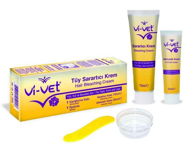 Vi-Vet Tüy Sarartıcı Krem 70 ml + 35 ml Aktivatör Krem