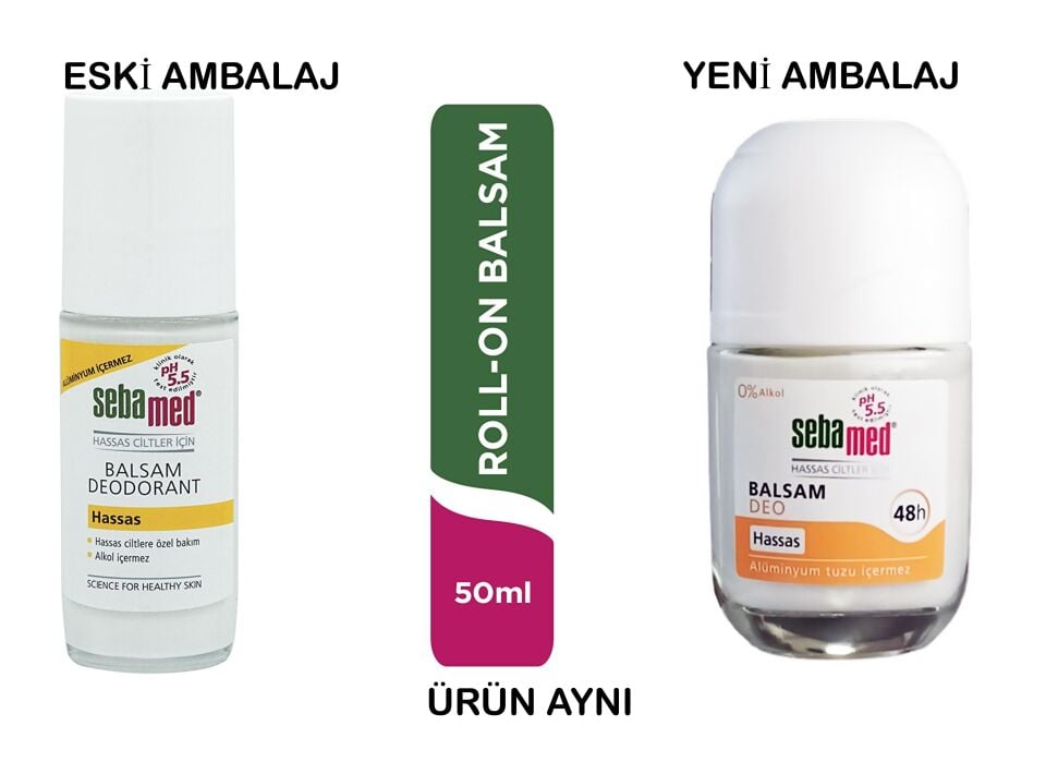 Sebamed Roll On Balsam 50 Ml Sensetive Alüminyum İçermeyen Yeni Ambalaj