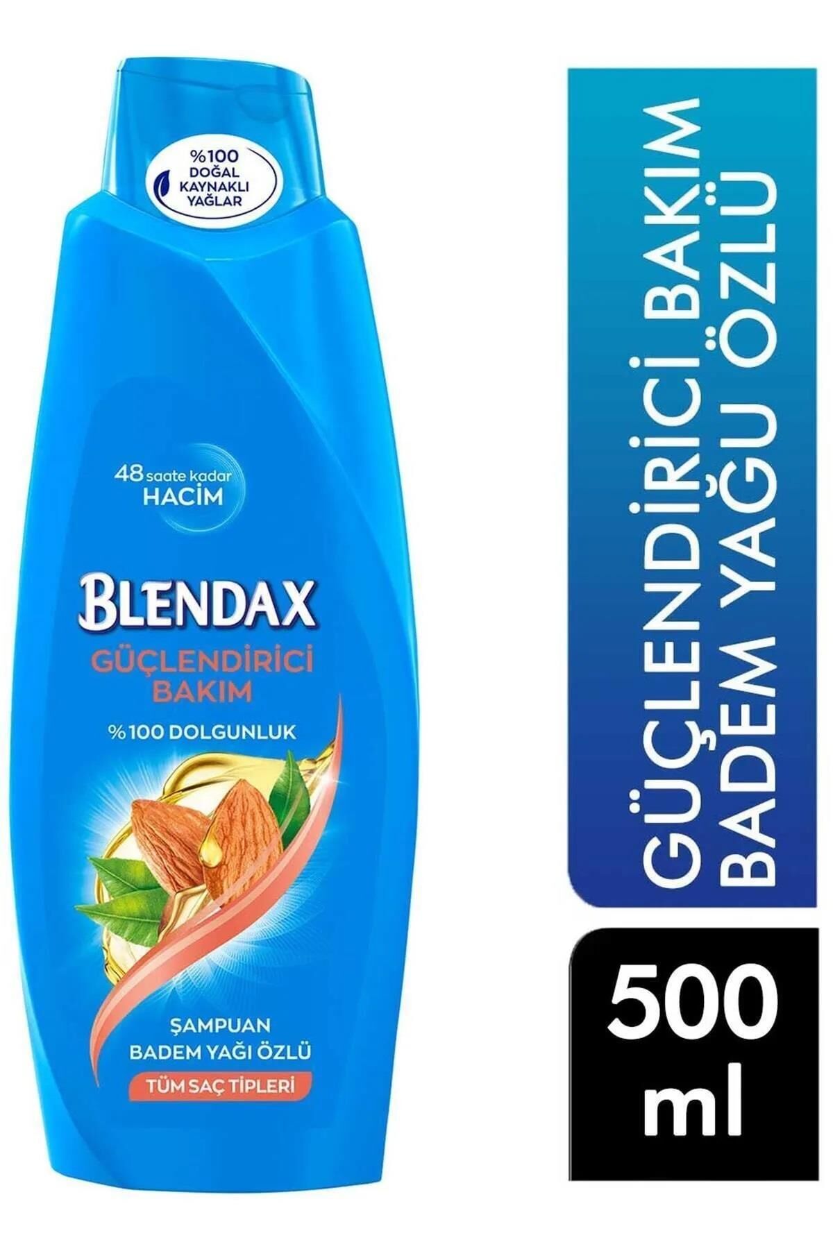Blendax Şampuan 500 Ml Badem Özlü Güçlendirici  Tüm Saçlar İçin