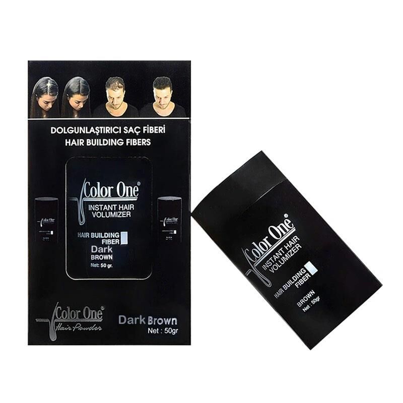 Color One Dark Brown - Koyu Kahve 50 gr Saç Dolgunlaştırıcı Pudra Toppik