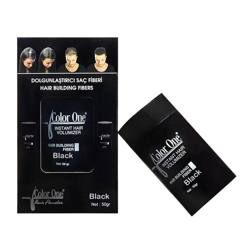 Color One Siyah 50 gr Saç Dolgunlaştırıcı Pudra Toppik