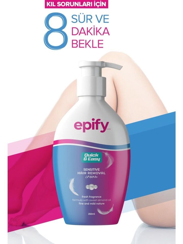 Epify Tüy Dökücü Krem 250 Ml Tüm Ciltler