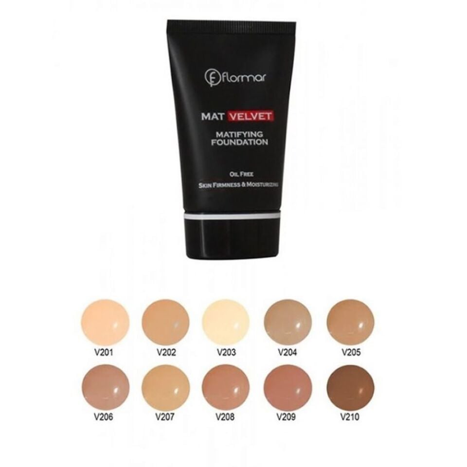 Flormar Mat Velvet Matlaştırıcı Fondöten V206 SAND