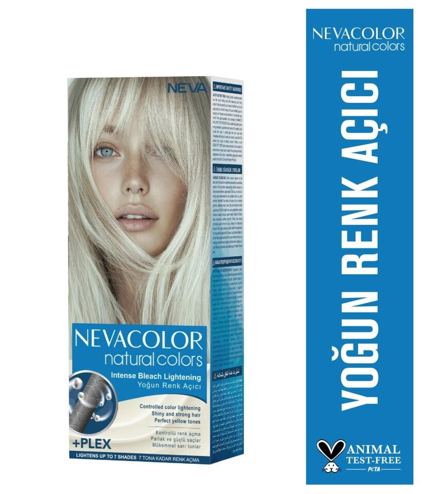 Neva Color Natural Saç Yoğun Renk Açıcı 7 tona Kadar