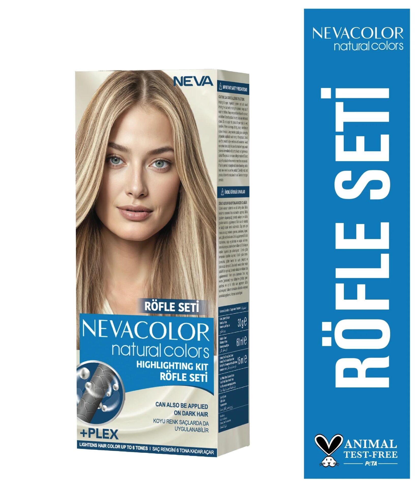 Neva Color Natural Saç Boyası Röfle Seti