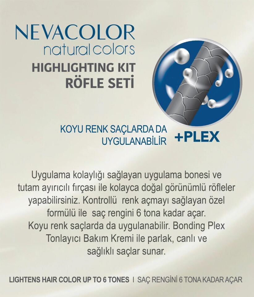 Neva Color Natural Saç Boyası Röfle Seti
