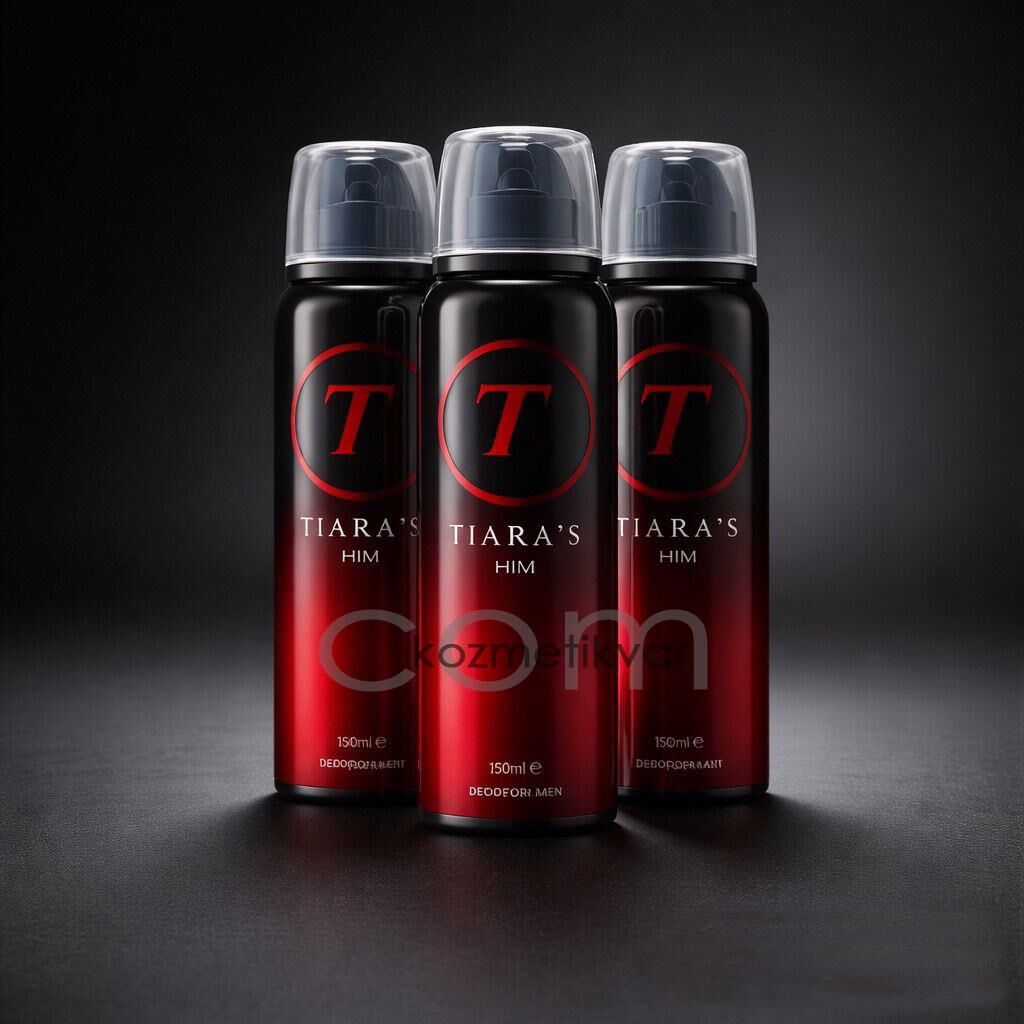 3 Adet X Tiaras Klasik Him Erkek Deodorant 150 Ml