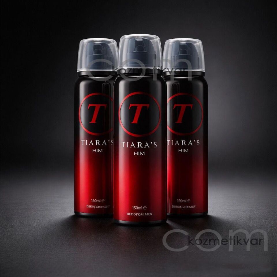 3 Adet X Tiaras Klasik Him Erkek Deodorant 150 Ml