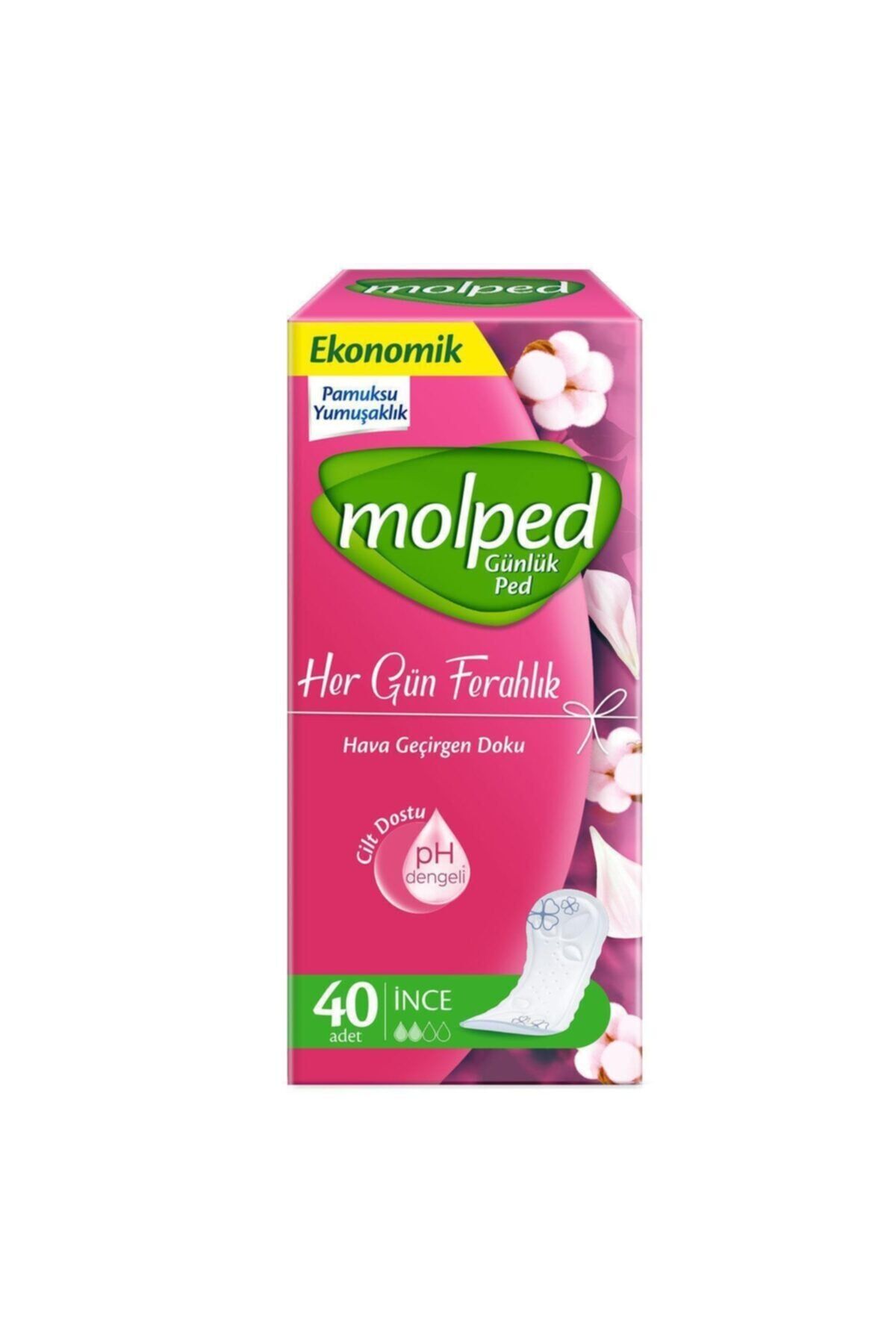 Molped Her Gün Ferahlık Dev Ekonomi 40 Adet İnce