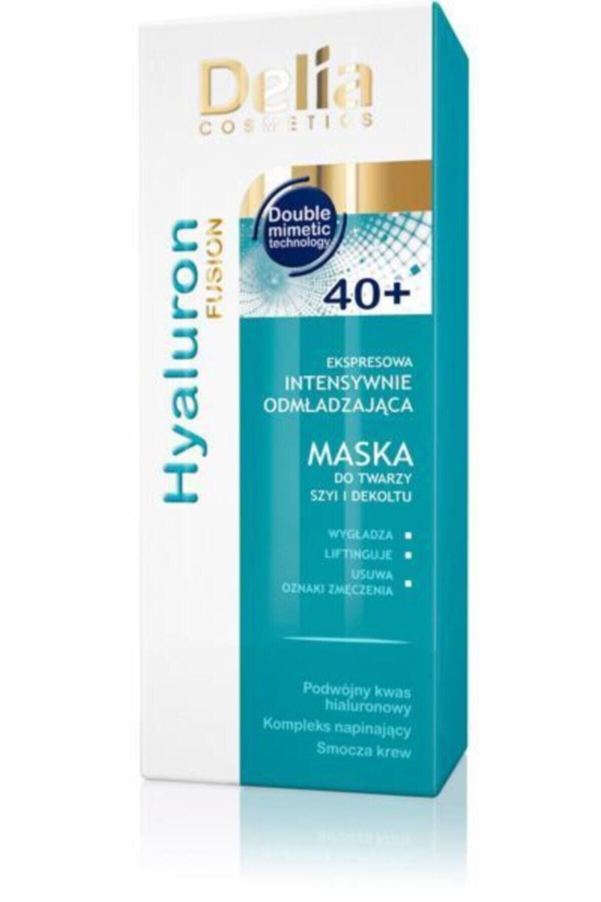 Delia Hyaluron Fusion 40+ Yenileyici Yüz ve Boyun Maske 30 ml