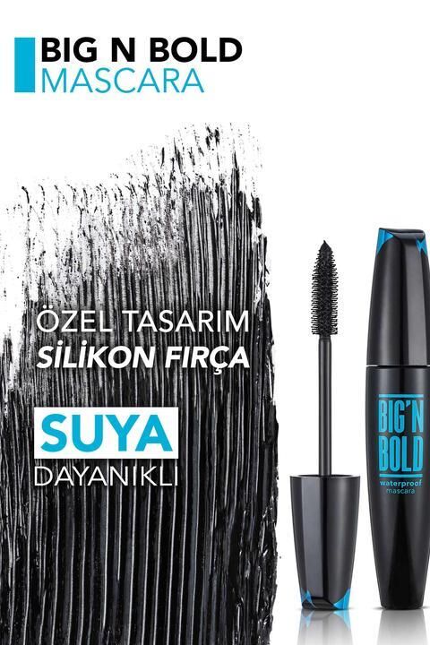 Flormar Big N Bold Hero Kirpik Dolgunlaştırıcı Suya Dayanıklı Maskara Siyah
