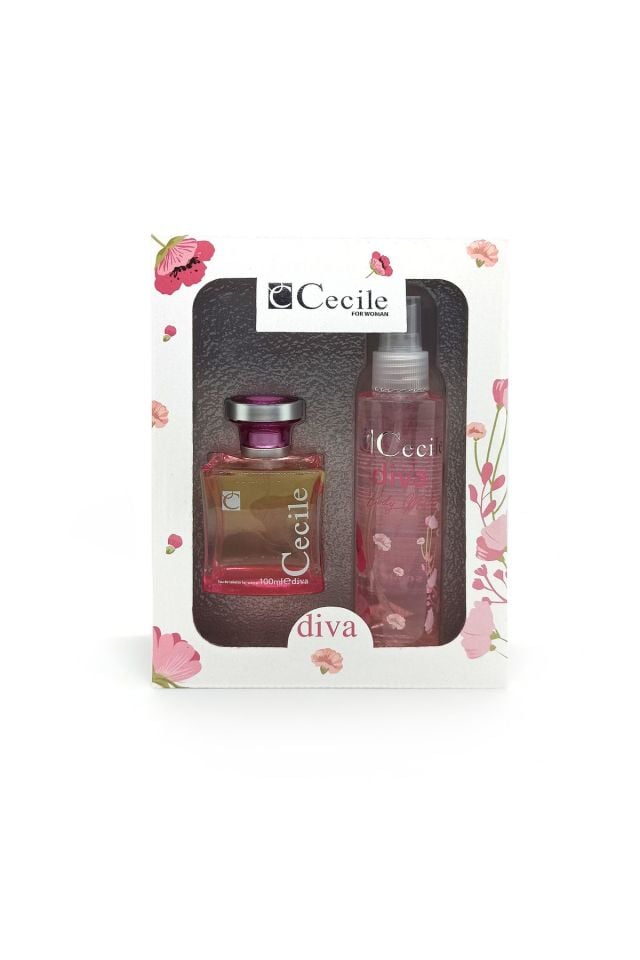 Cecile Diva Edt 100 Ml + Body Mist Vücut Spreyi 150 Ml