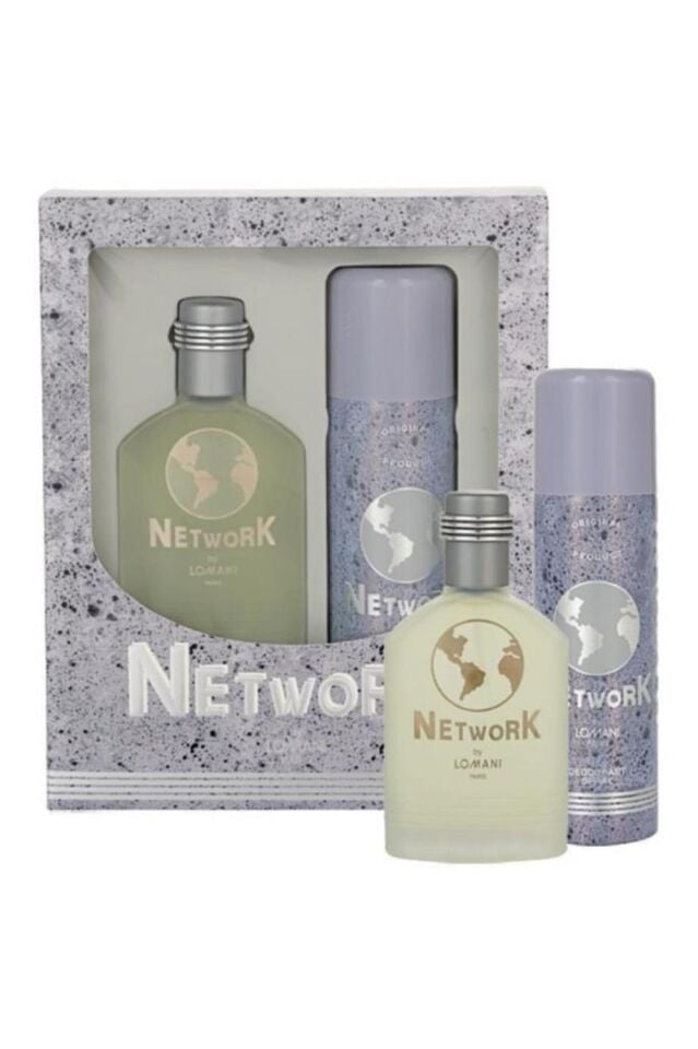 Lomani Network For Men 100 Ml EDT + 200 Ml Deodorant Parfüm Seti