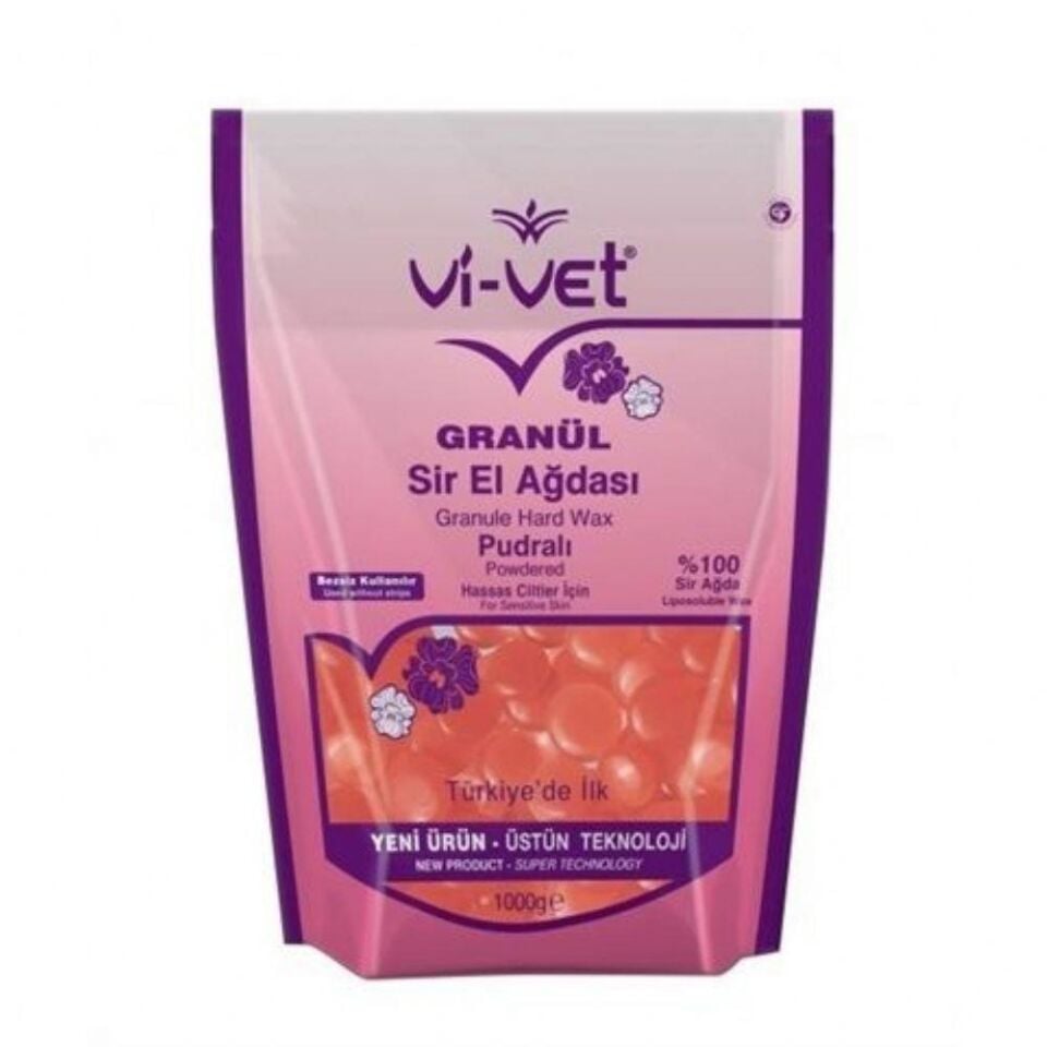 Vi-Vet Granül Sir Ağda 250ML Pudralı Boncuk Ağda