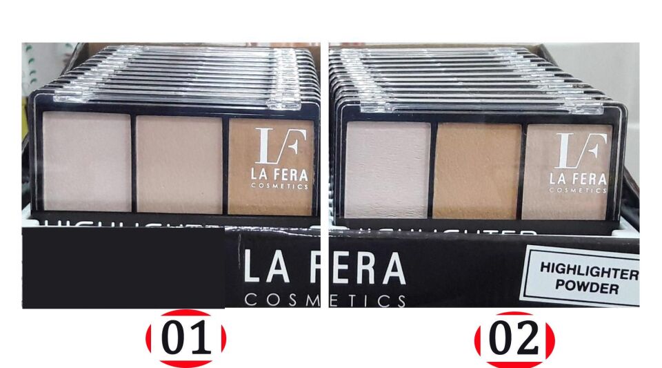 La Fera 3 lü Aydınlatıcı Highlighther Set 02