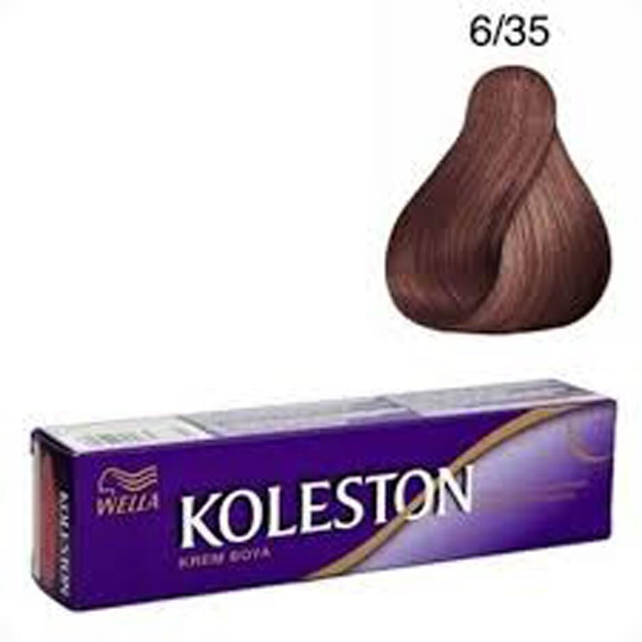 Koleston Tüp 6.35 Elegan Kahve Saç Boyası + Oksidan Sıvı 50 Ml