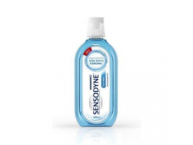 Sensodyne Cool Mint Ağız Suyu 500 ml Gargara Hassas Dişler