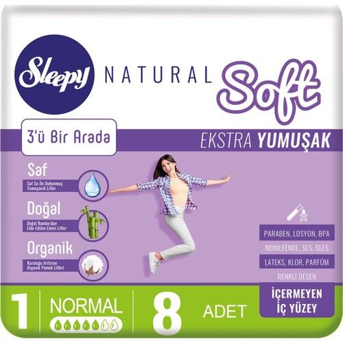 Sleepy Natural Soft Ekstra Yumuşak Normal 8'li / no 1 /