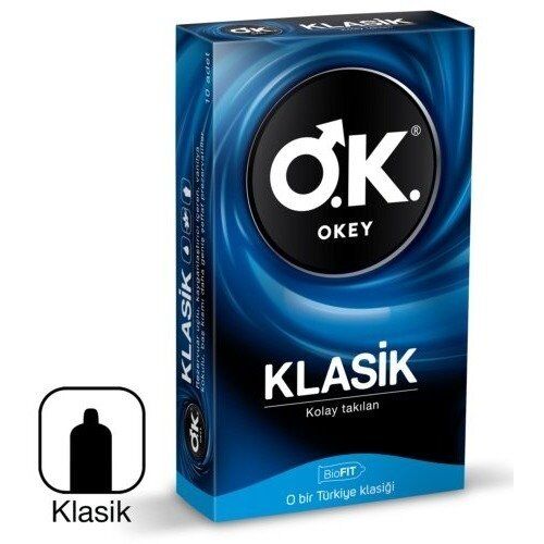 Okey Klasık 10 Lu Prezervatif