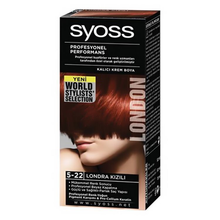 Syoss Saç Boyası 5.22 Londra KızıIı