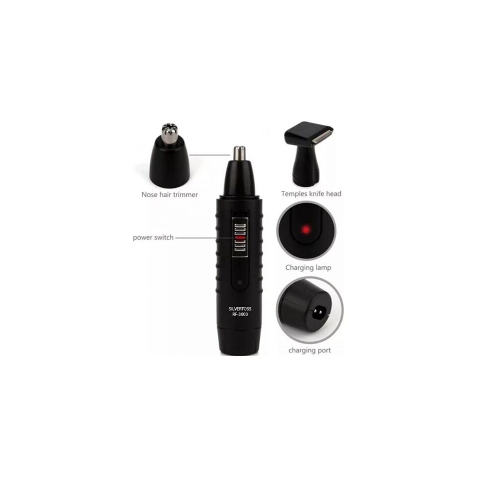 Silvertoss Şarjlı Rf-3003 Burun Kulak ve Ense Tüy Kesme Makinesi