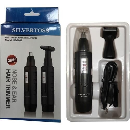 Silvertoss Şarjlı Rf-3003 Burun Kulak ve Ense Tüy Kesme Makinesi