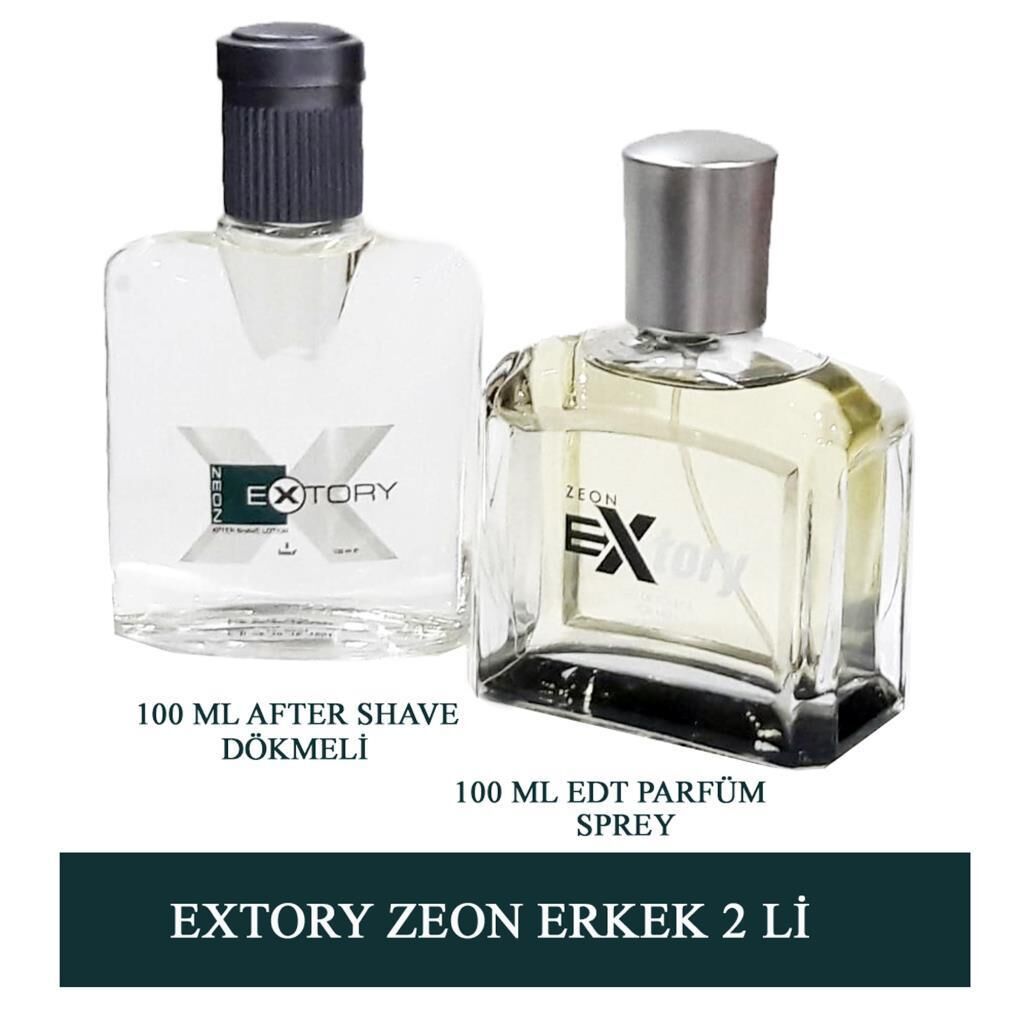 Extory Zeon Edt 100 ml Erkek Parfüm + 100 ML After Shave