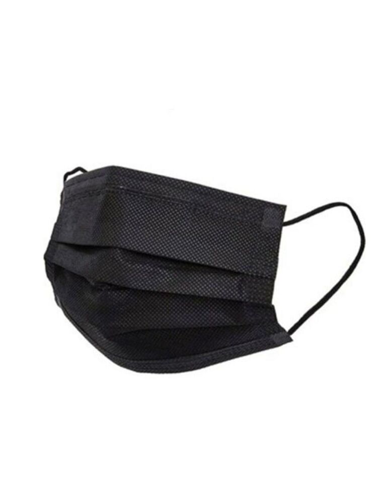 Formation Medikal Lastikli Telli Cerrahi Yüz ve Ağız Maskesi 50 li Siyah