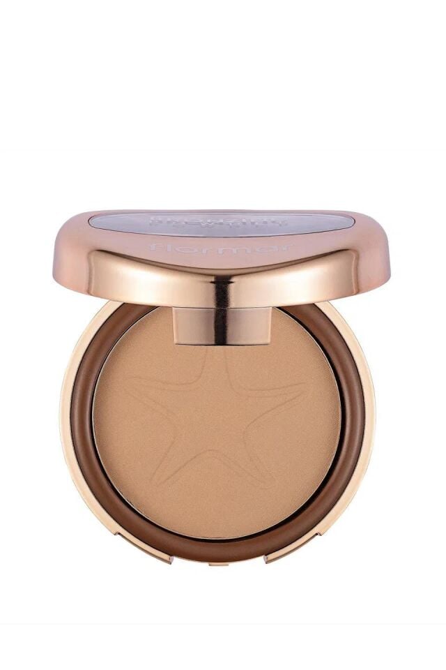 Flormar Bronzing Powder 03 - BR03 COPPER BRONZE Yumuşak Dokulu & Doğal Işıltılı Kompakt Bronzlaştırıcı Pudra