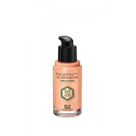 Max Factor Fondöten 77 Soft Honey FaceFinity All Day Flawless 3N 1