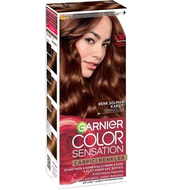 Garnier Çarpıcı Renkler 5.35 Çikolata Kahve Saç Boyası