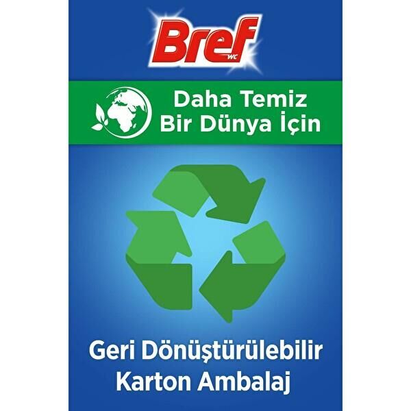 Bref Power Aktiv Okyanus Lavanta Tarlası ve Çam Ormanı Tuvalet Kenar Bloğu 4 x 50g