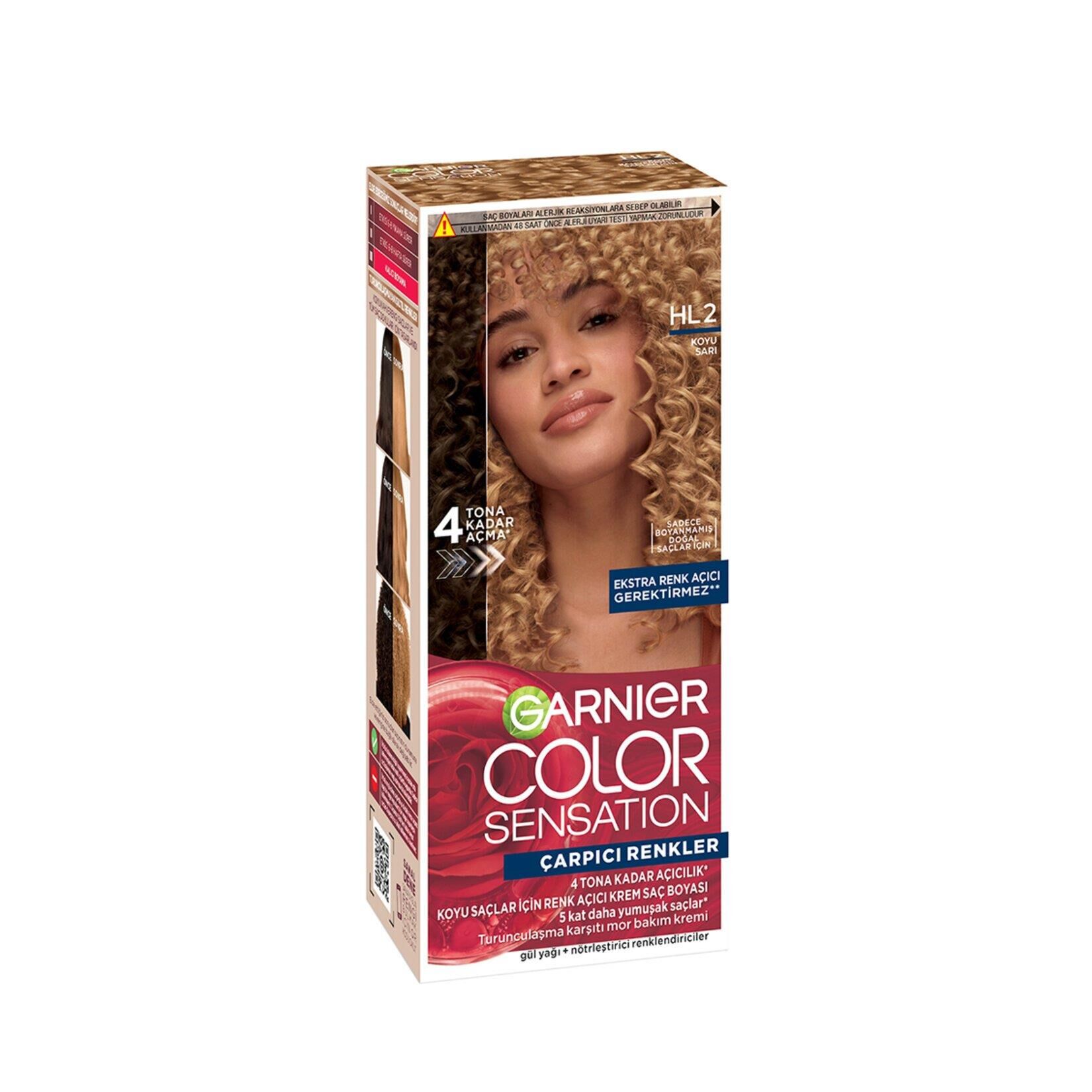Garnier Çarpıcı Renkler 7.31 - HL2 Koyu Sarı Saç Boyası