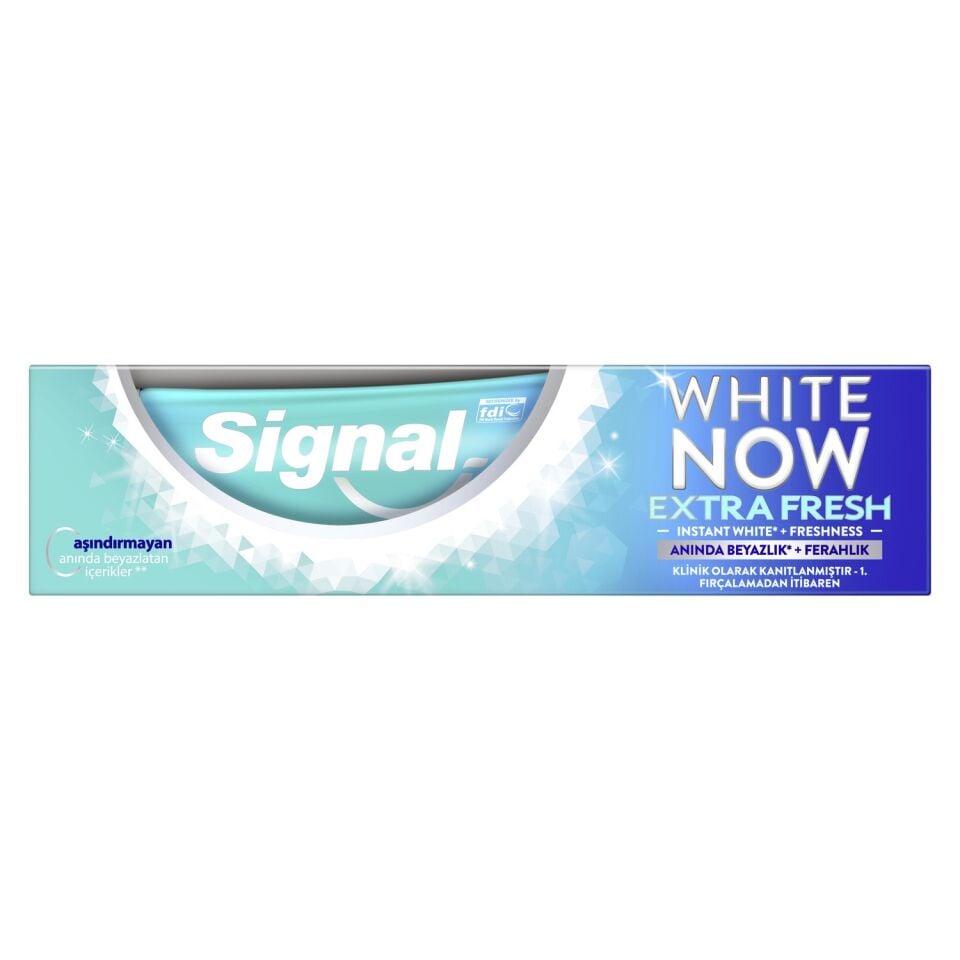 Signal Diş Macun Whıte Now Extra Fresh 75 Ml Aşındırmadan Anında Beyazlık
