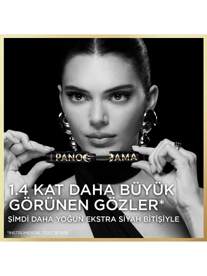 Loreal Paris Panorama All Night Black Maskara Ekstra Hacim ve Uzun Görünen Kirpikler